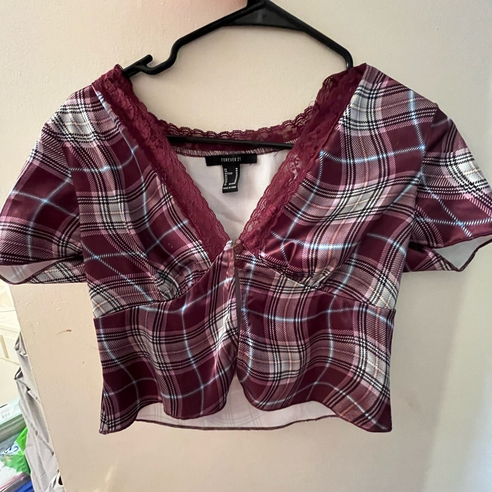 FOREVER 21 Laced Top